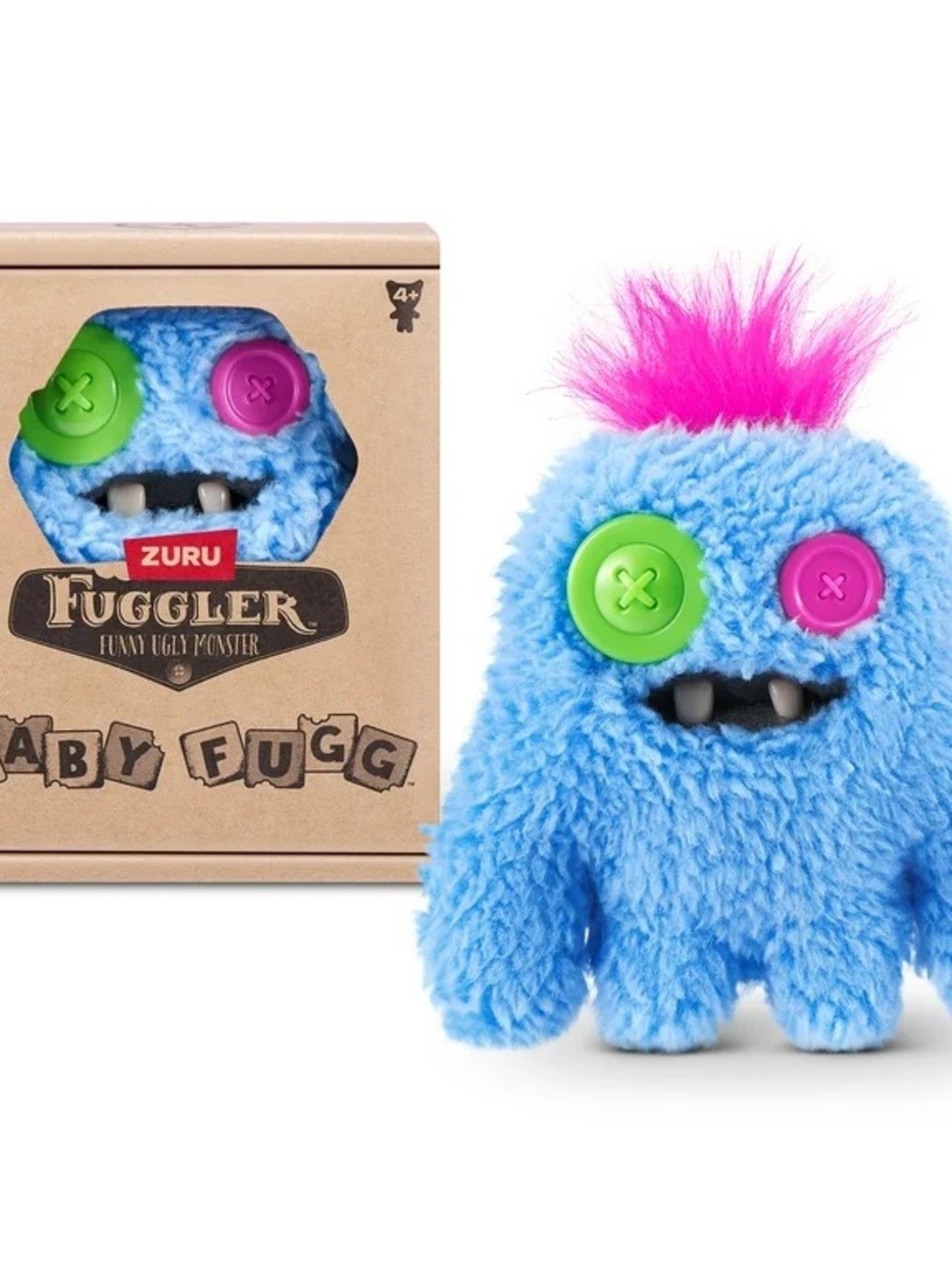Fuggler Baby Fugg Sasquoosh plush toy packed RARE